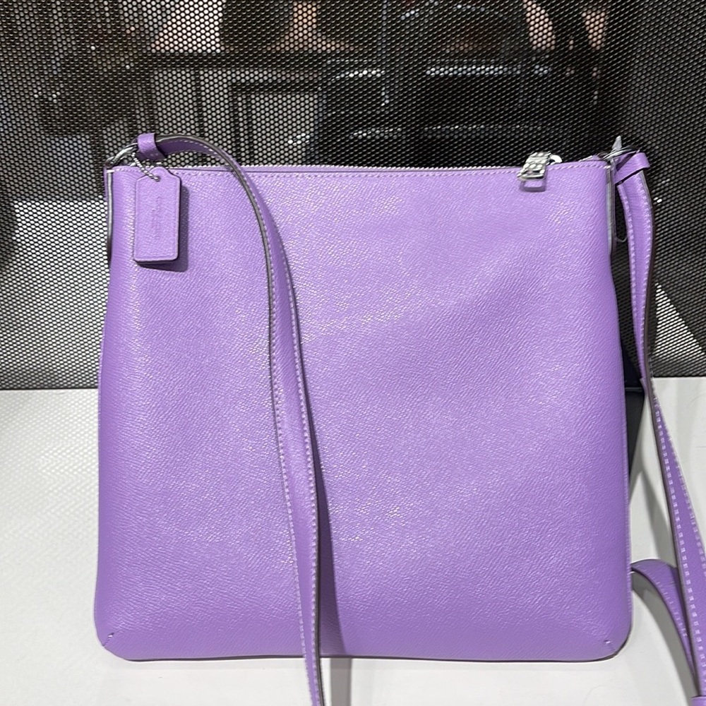 COACH ROWAN FILE BAG (COACH C1556)
SILVER/IRIS
NWT - Picture 12 of 16